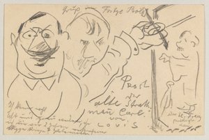 Lovis Corinth aan Carl Strathmann: Ansichtkaart, poststempel 10 augustus 1904