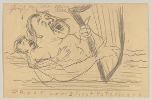 Lovis Corinth aan Carl Strathmann: Ansichtkaart, Poststempel 18 juli 1903
