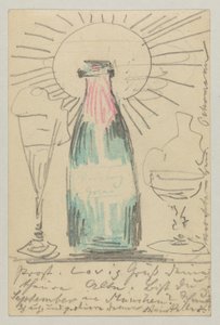 Lovis Corinth aan Carl Strathmann: Ansichtkaart, poststempel 21 juli 1902