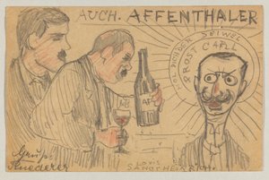 Lovis Corinth aan Carl Strathmann: Ansichtkaart, poststempel 28 september 1896