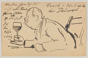 Lovis Corinth aan Carl Strathmann: Ansichtkaart, poststempel 2 september 1902