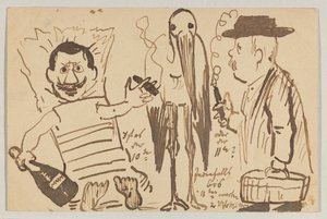 Lovis Corinth aan Carl Strathmann: Ansichtkaart, poststempel 3 september 1902
