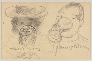 Lovis Corinth aan Carl Strathmann: Ansichtkaart, poststempel voorzijde 17 december 1902