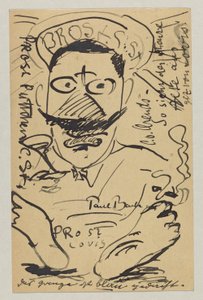 Lovis Corinth aan Elly Strathmann: Postkaart, Poststempel 23 februari