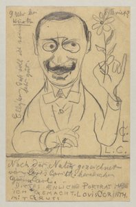 Lovis Corinth aan Fräulein Elly Franke: Postkaart, poststempel 28 augustus 1897 door Lovis Corinth