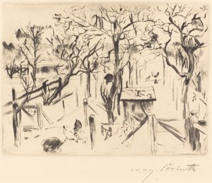 Obstgarten im Herbst, 1912 door Lovis Corinth