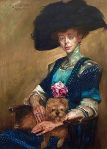 Portret van mevrouw Luther