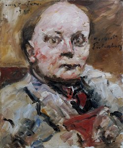 Portret van de dichter Herbert Eulenberg, 1924 door Lovis Corinth
