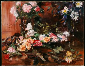 Rozen, 1910 door Lovis Corinth