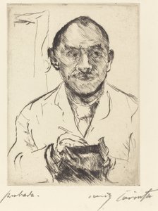 Zelfportret, 1915 door Lovis Corinth