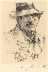 Zelfportret, 1920 door Lovis Corinth