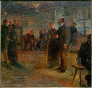 Danspauze bij Leistikow door Lovis Corinth