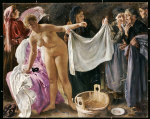 De Heksen, 1897 door Lovis Corinth