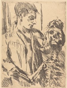 Tod und Jüngling (1921, gepubliceerd 1922) door Lovis Corinth