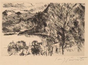Walchensee met Jochberg, 1923