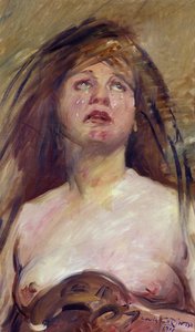 De huilende Magdalena door Lovis Corinth