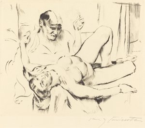 Weissagung door Lovis Corinth