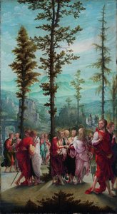 Christus neemt afscheid van de apostelen