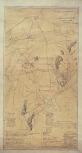 Onderzoek van het veld van Agincourt door Lt. Colonel John Woodford