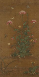 Bloemen, 14e eeuw door Lu Jingfu