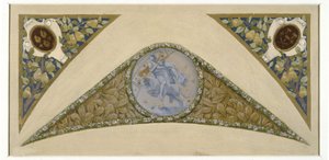Schets voor de bankettrap in het stadhuis van Parijs: Bélier, ca. 1888 -1898
