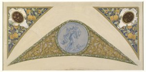 Schets voor de Festivaltrap in het Stadhuis van Parijs: Leeuw, tussen 1888 en 1898