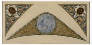 Schets voor de Feesttrap in het Stadhuis van Parijs: Sagittaire, tussen 1888 en 1898 door Luc Oliver Merson