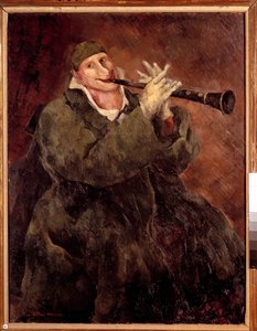 Grock speelt de trompet door Luc Albert Moreau