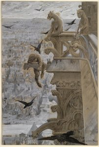 Notre-Dame de Paris, ca. 1881 door Luc Olivier Merson