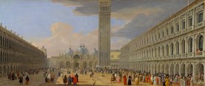 Piazza San Marco, Venetië, ca. 1709