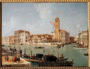 Het Grote Kanaal in Venetië door Luca Carlevaris