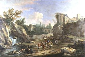 Reizigers in de Campagna