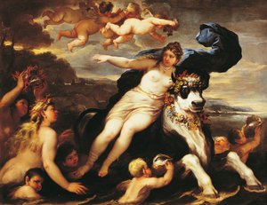 Ontvoering van Europa door Luca Giordano