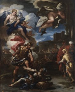 Aeneas verslaat Turnus, 1688