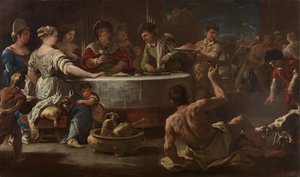 Dives en Lazarus, 1680