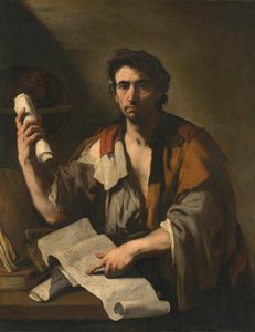 Een cynische filosoof door Luca Giordano