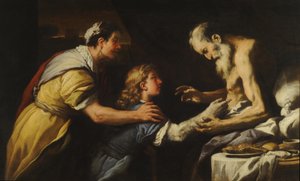 Isaak zegent Jakob