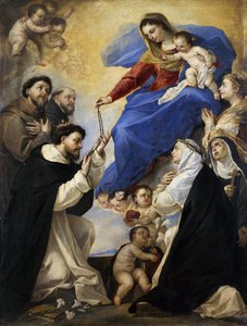 Onze-Lieve-Vrouw van de Rozenkrans door Luca Giordano