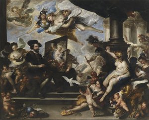 Rubens schildert de Allegorie van de Vrede