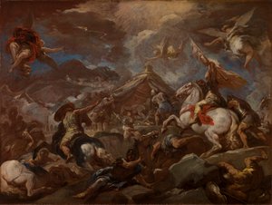 De ontdekking van het lichaam van Holofernes door Luca Giordano