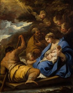 De Vlucht naar Egypte door Luca Giordano