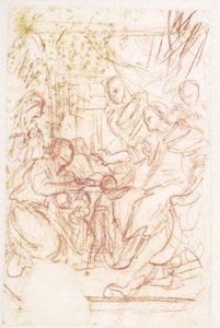 Volumnia en Veturia voor Coriolanus door Luca Giordano