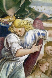 Uitverkorenen, uit Laatste Oordeel fresco cyclus door Luca Signorelli