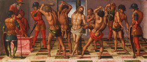 Verhalen van Christus: geseling door Luca Signorelli