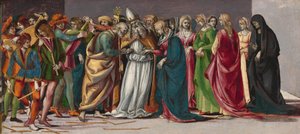Het huwelijk van de Maagd, ca. 1490-1491