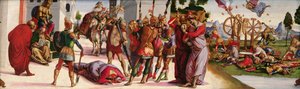 Het martelaarschap van St. Catharina van Alexandrië, ca. 1498 door Luca Signorelli