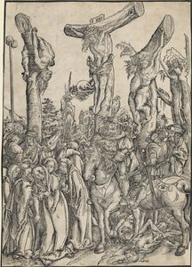 De kruisiging door Lucas Cranach the Elder
