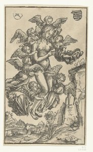 Hemelvaart van Maria Magdalena door Lucas Cranach