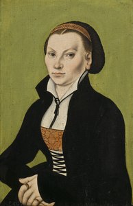 Catharina von Bora door Lucas Cranach the Elder