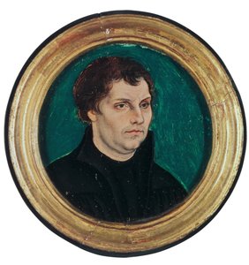 Portret van Maarten Luther door Lucas Cranach the Elder